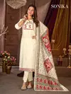 Sonika By Banwery Vertican Silk Online Kurti With Bottom Dupatta Wholesale